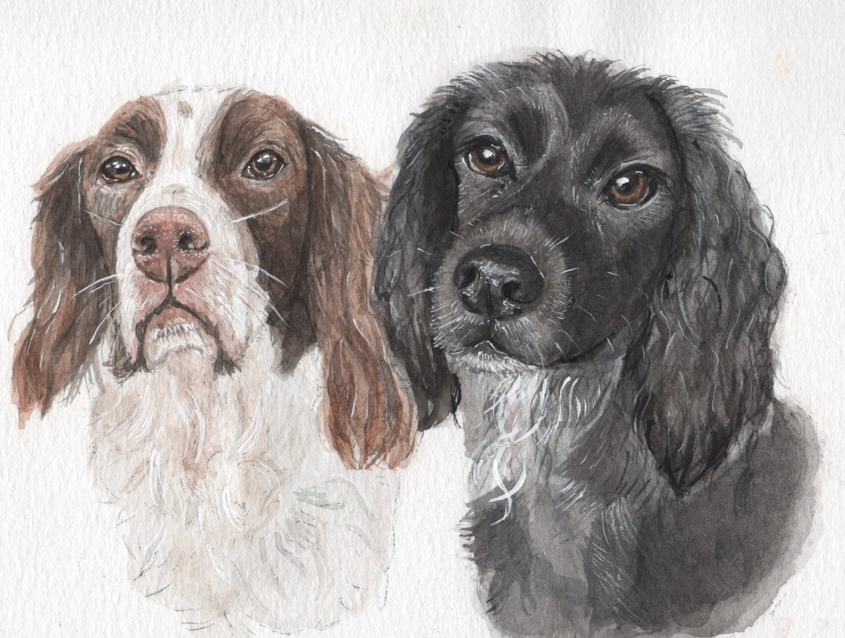 Custom Watercolour Pet Portrait